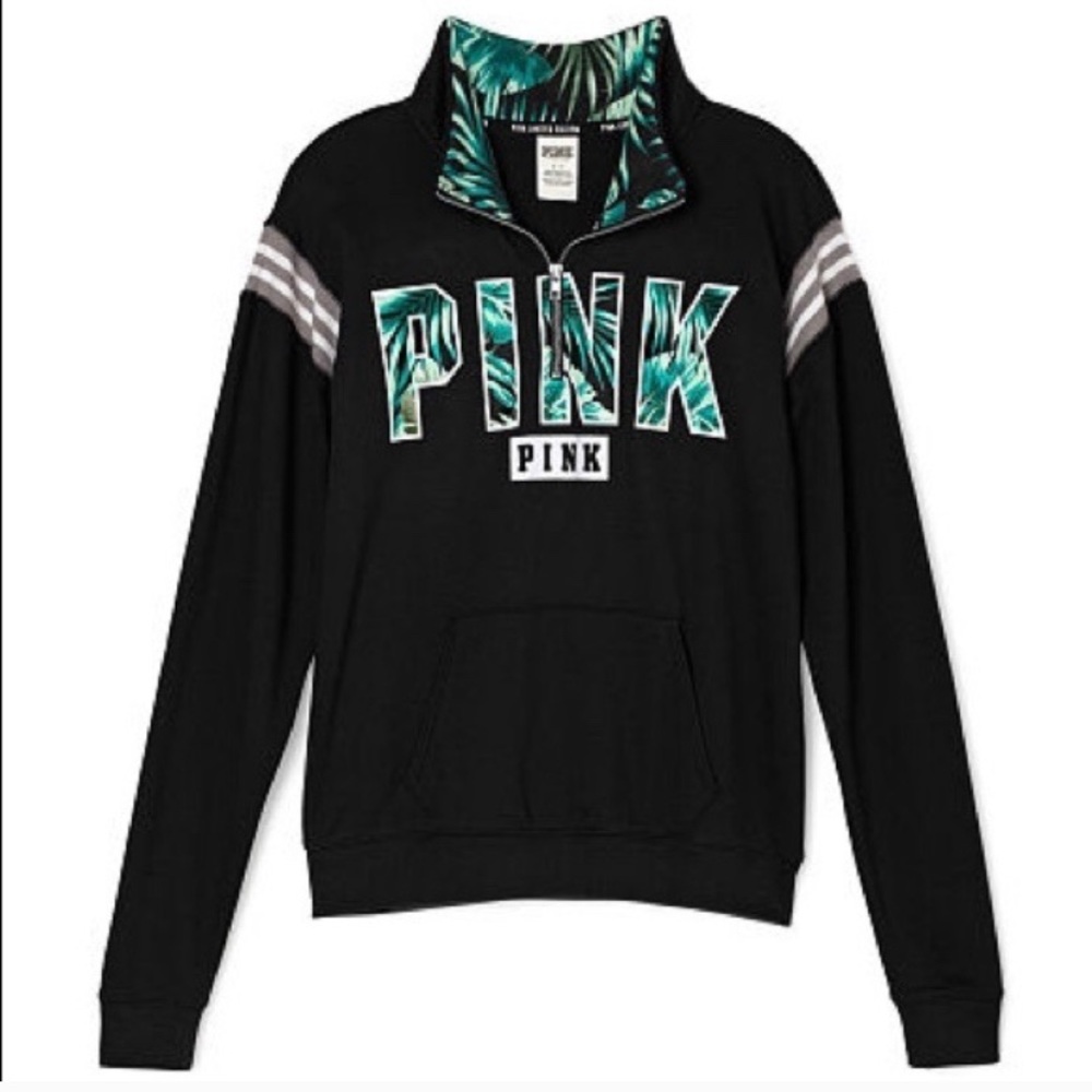 LIMITED EDITION VS PINK Tropical 1/2 Zip